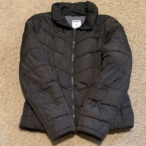 Charcoal gray Old Navy puffer size small